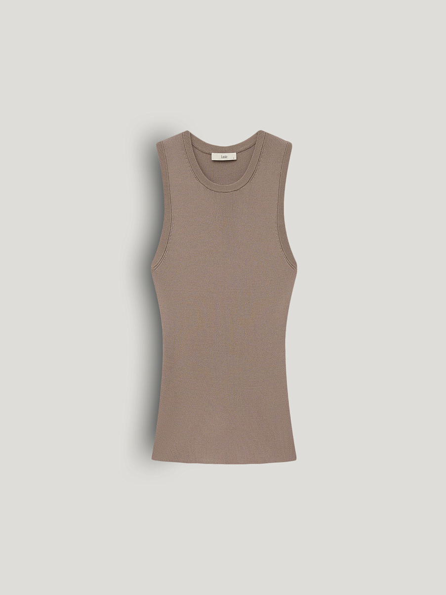 Топ трикотажный из шелка