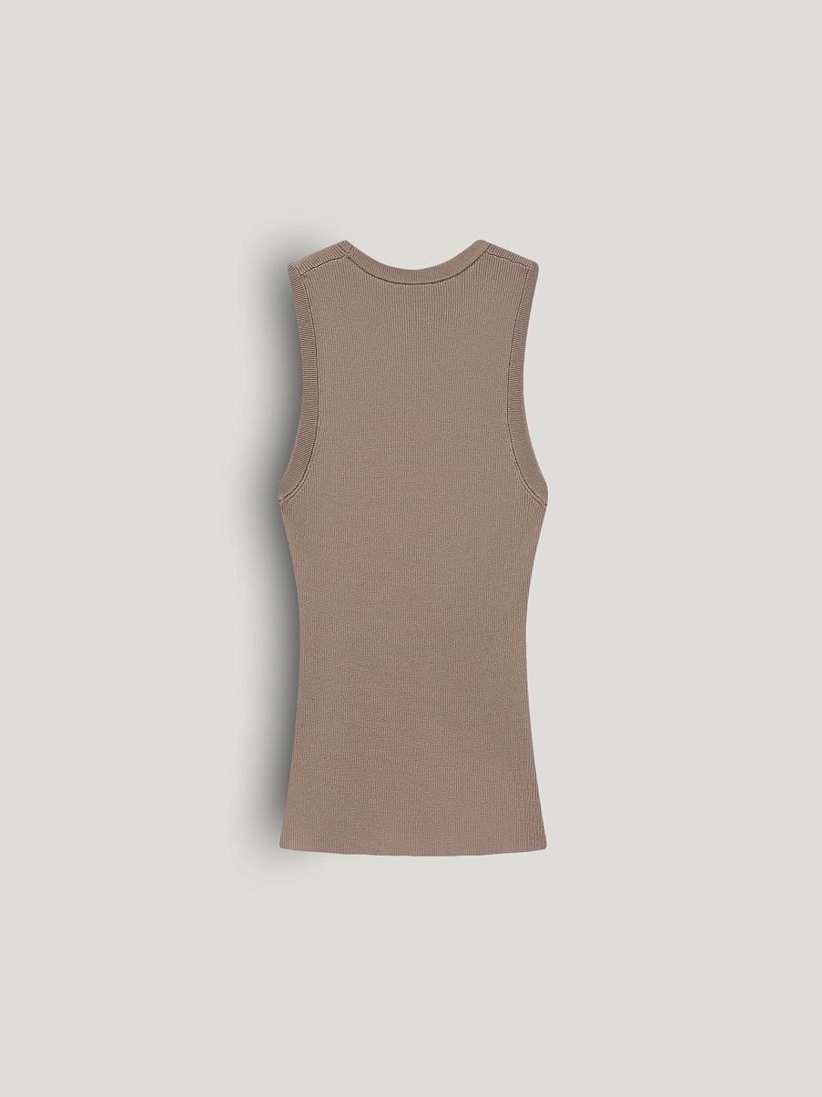 Топ трикотажный из шелка