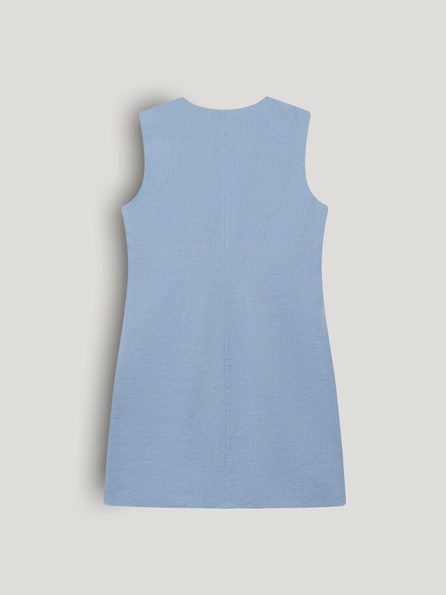 Платье изо льна