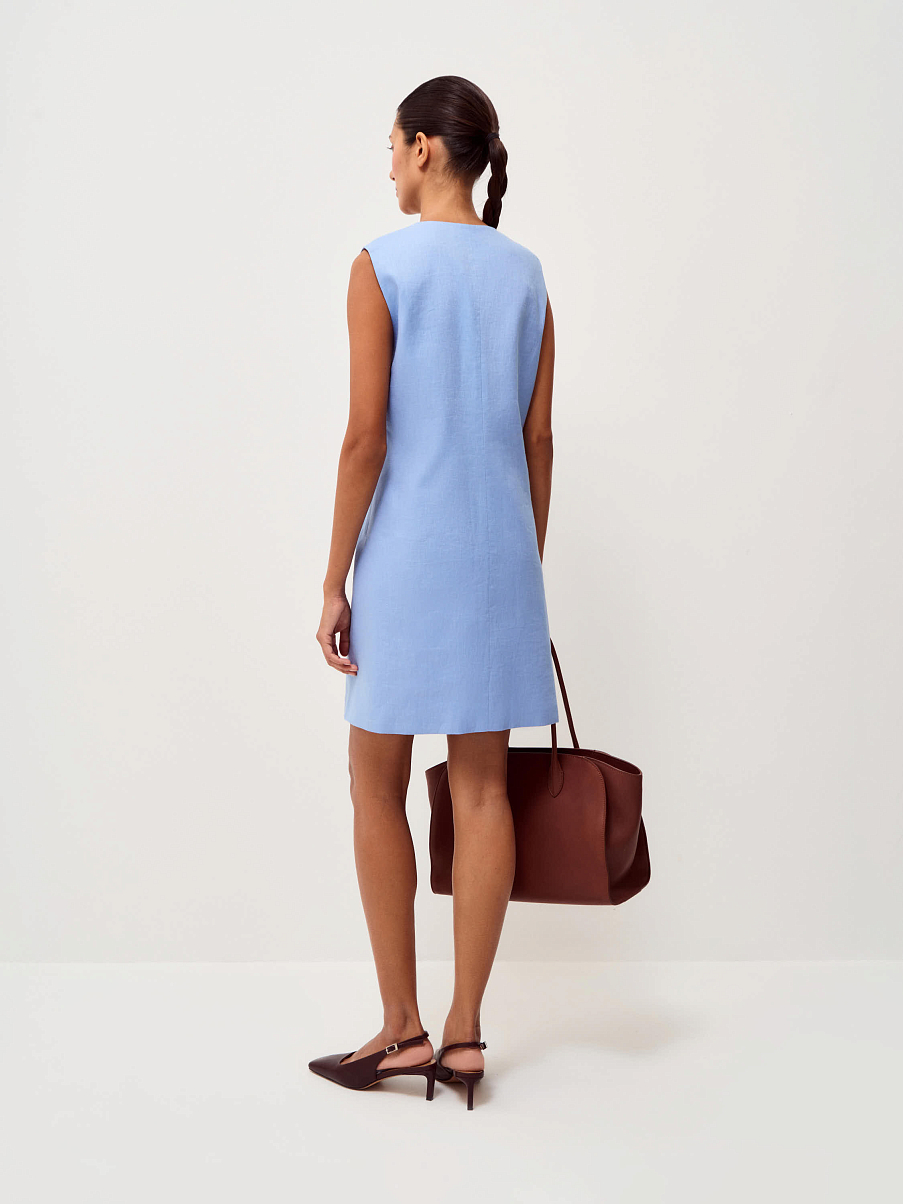 Платье изо льна