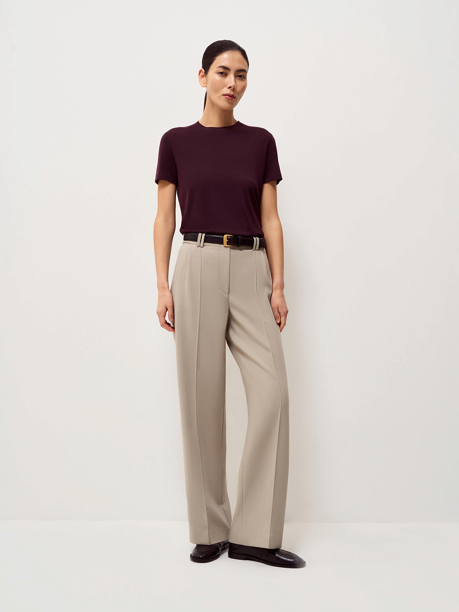 Топ из лиоцелла и шерсти