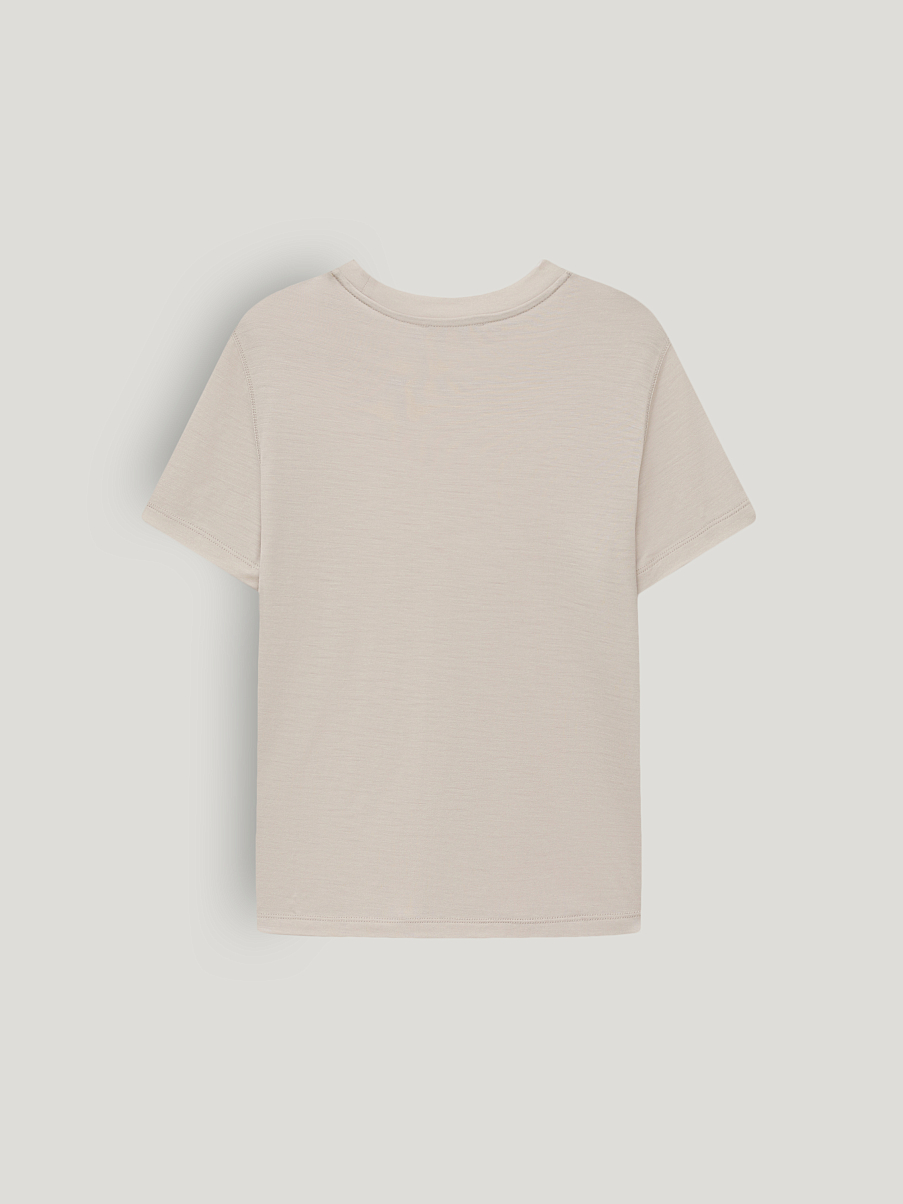 Топ из лиоцелла и шерсти