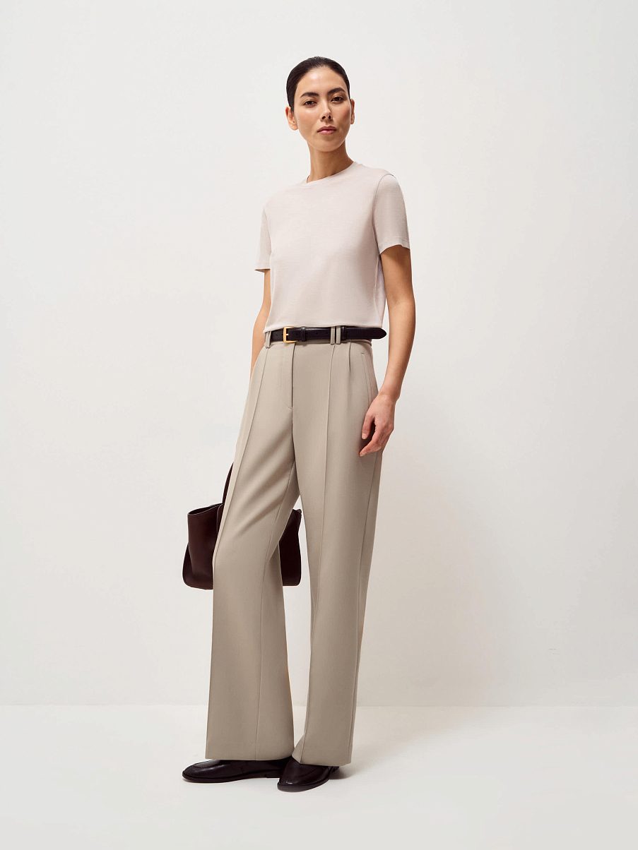 Топ из лиоцелла и шерсти