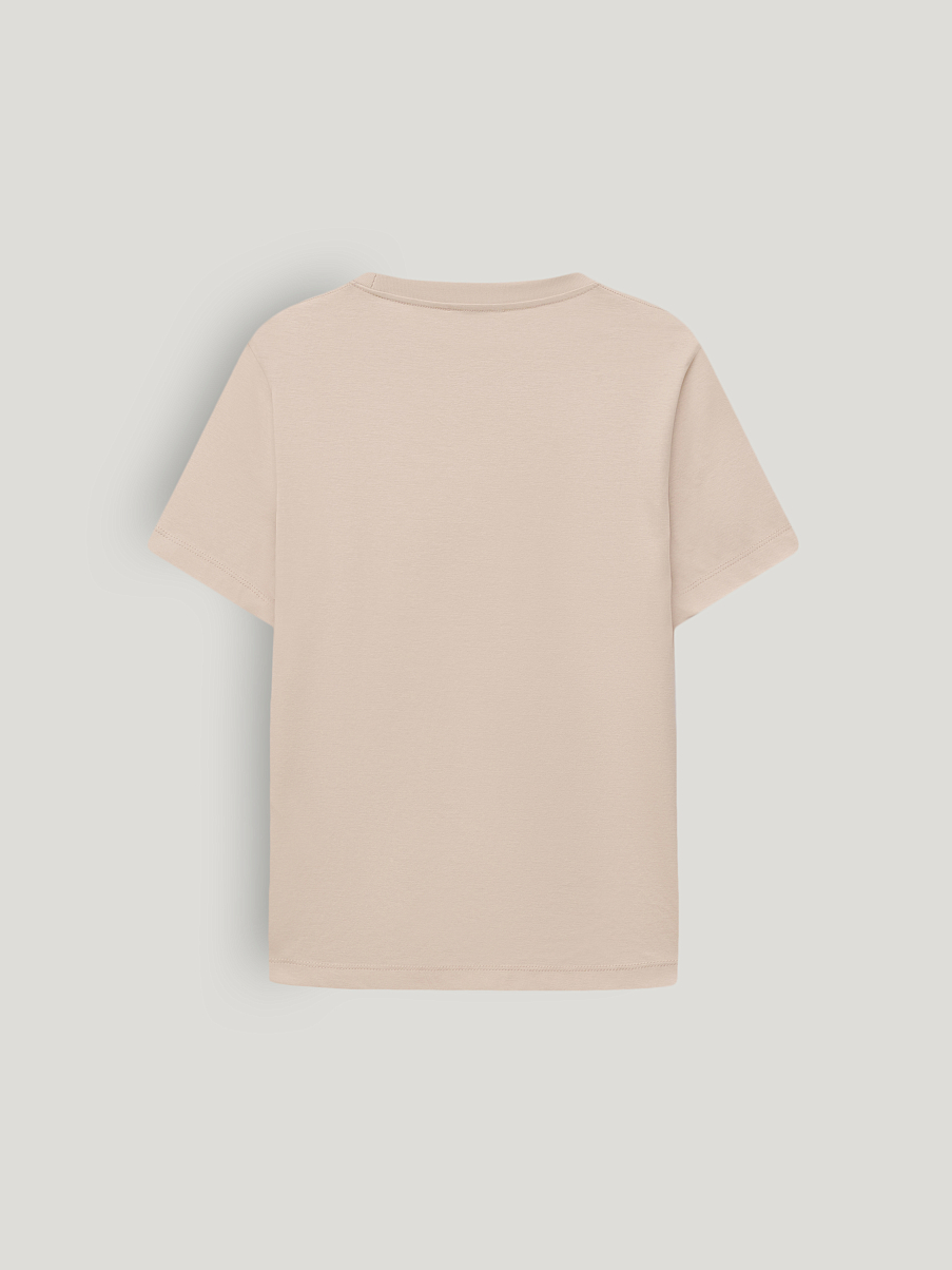 Футболка базовая с шелком