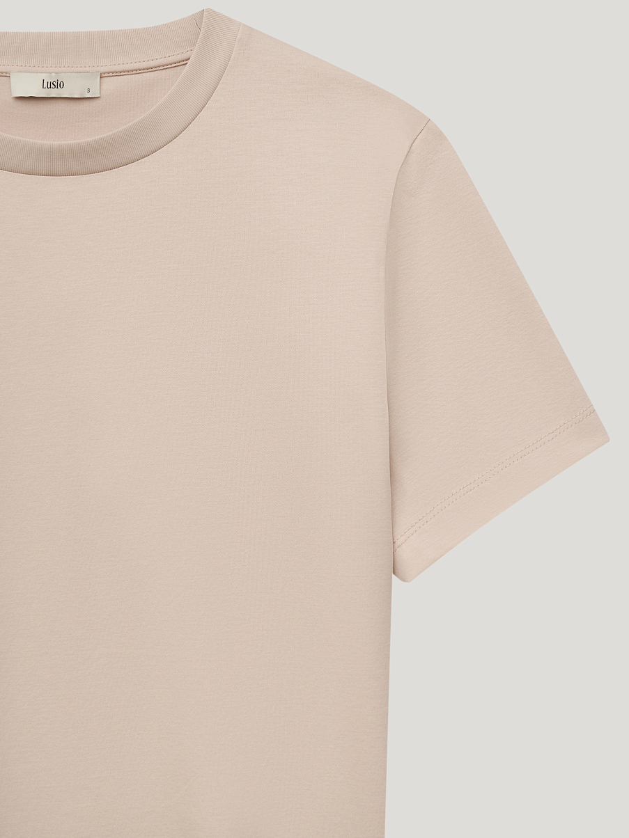 Футболка базовая с шелком