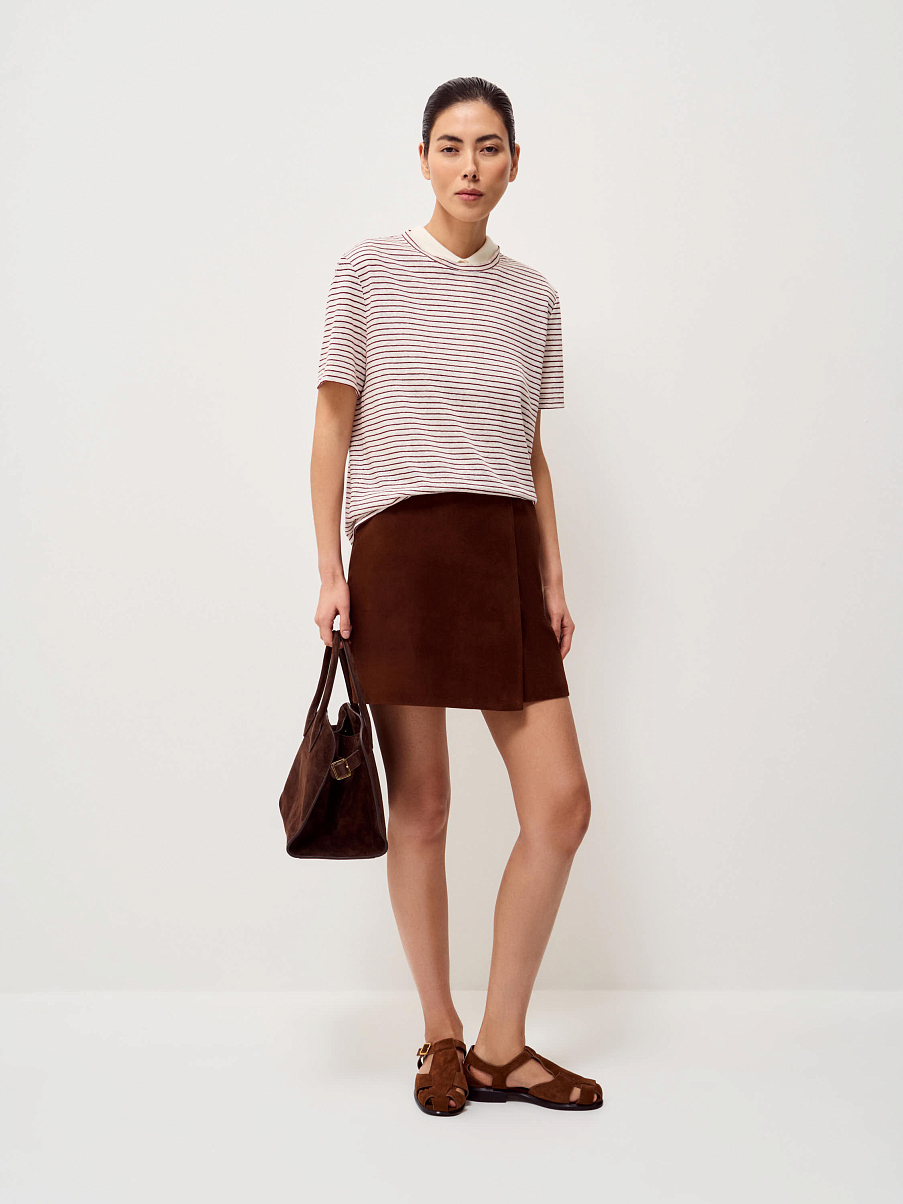 Топ из смесового льна