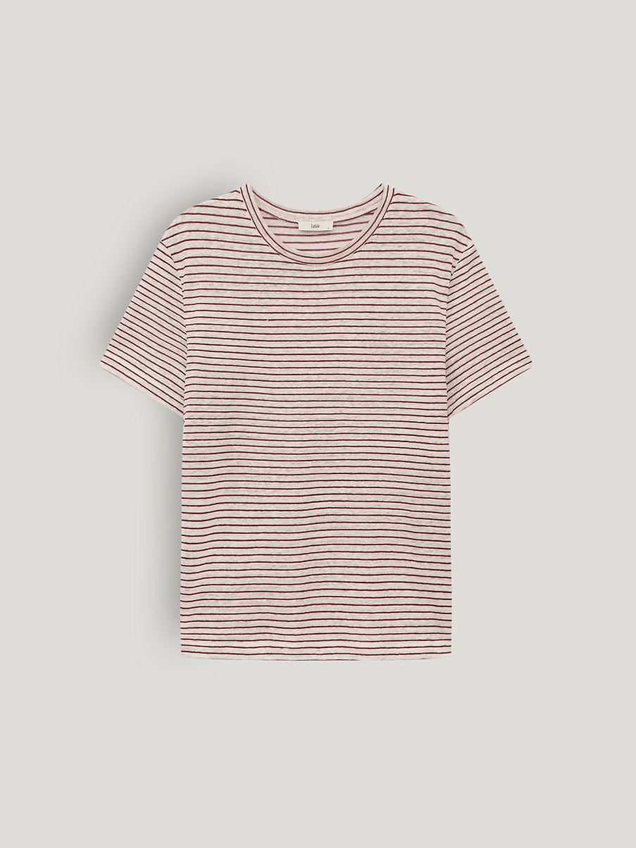 Топ из смесового льна