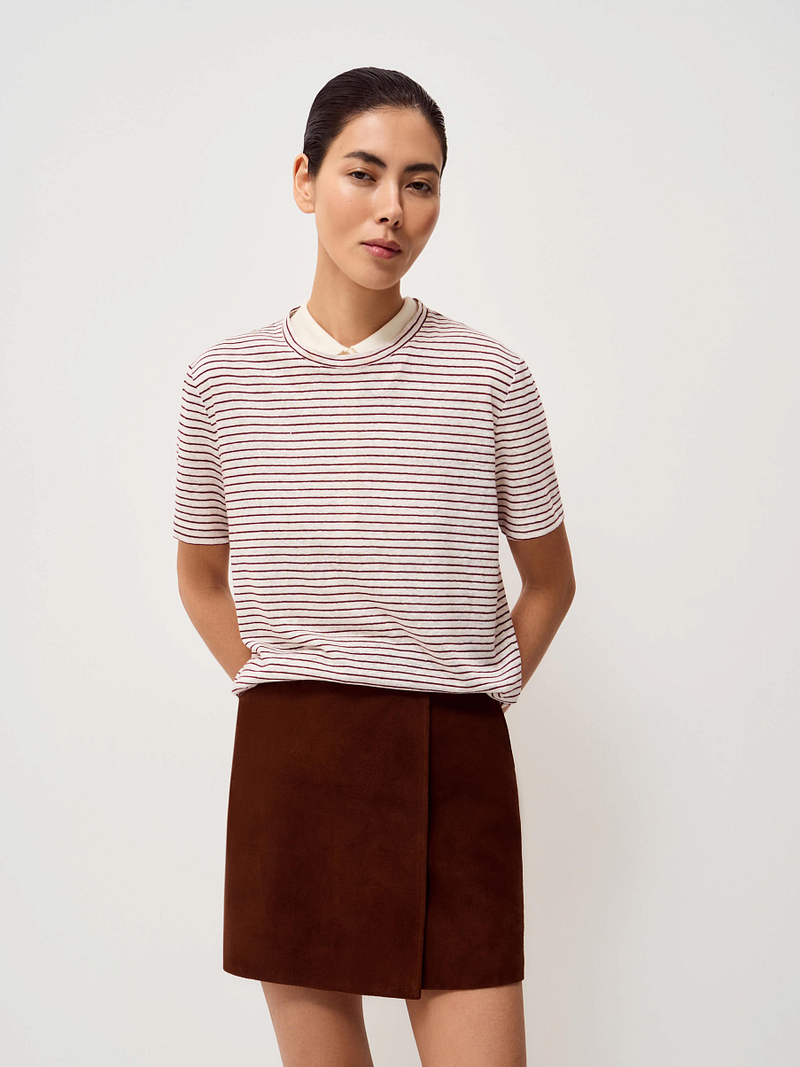 Топ из смесового льна