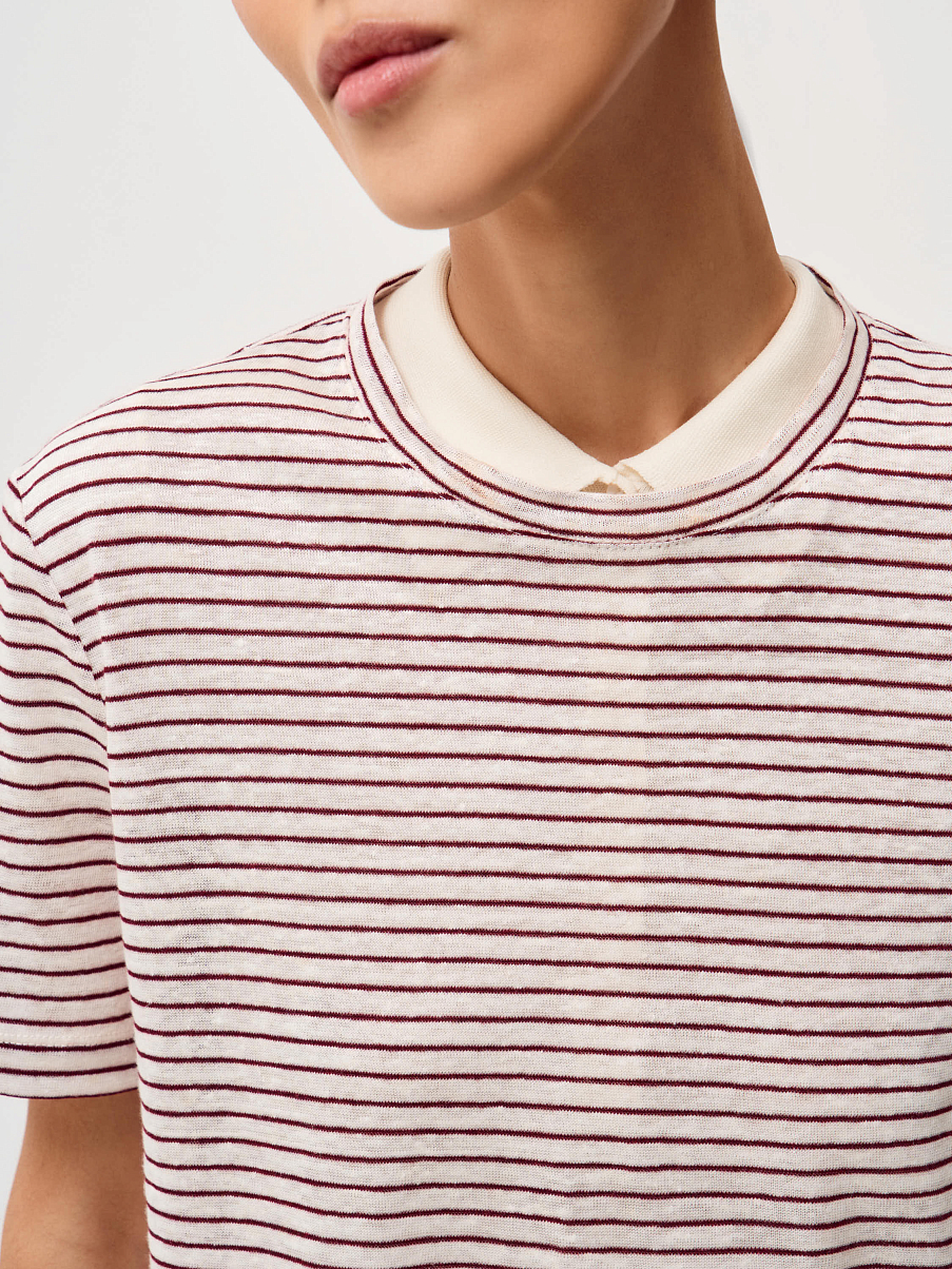 Топ из смесового льна