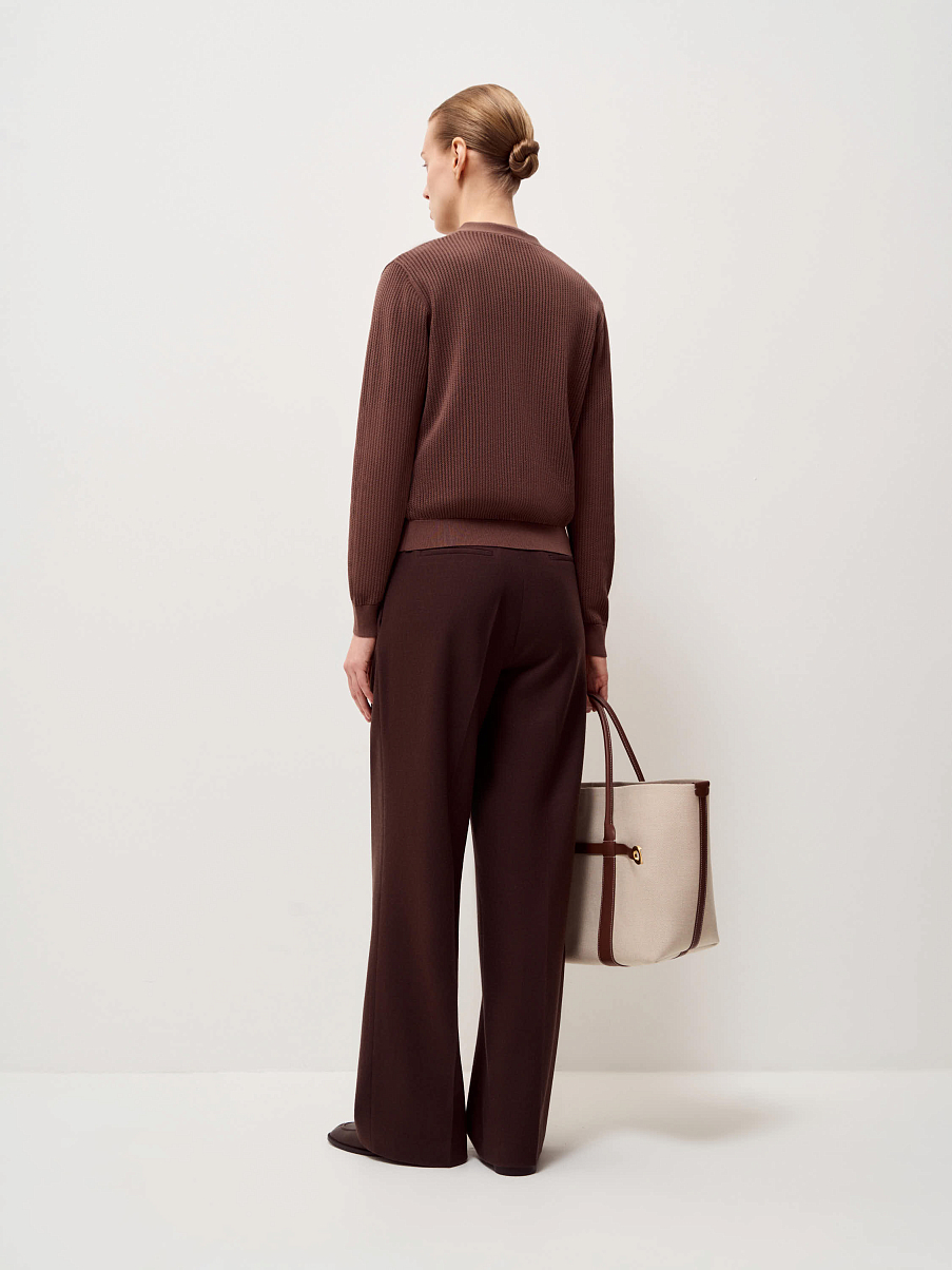 Кардиган из тенсела с шелком