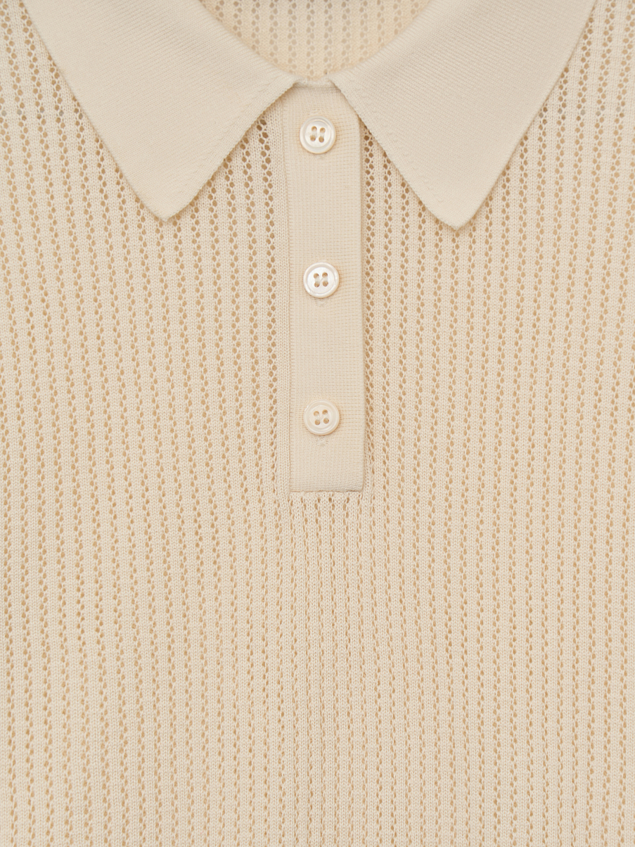 Топ из тенсела с шерстью