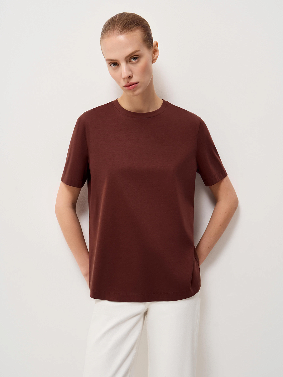 Футболка с шелком