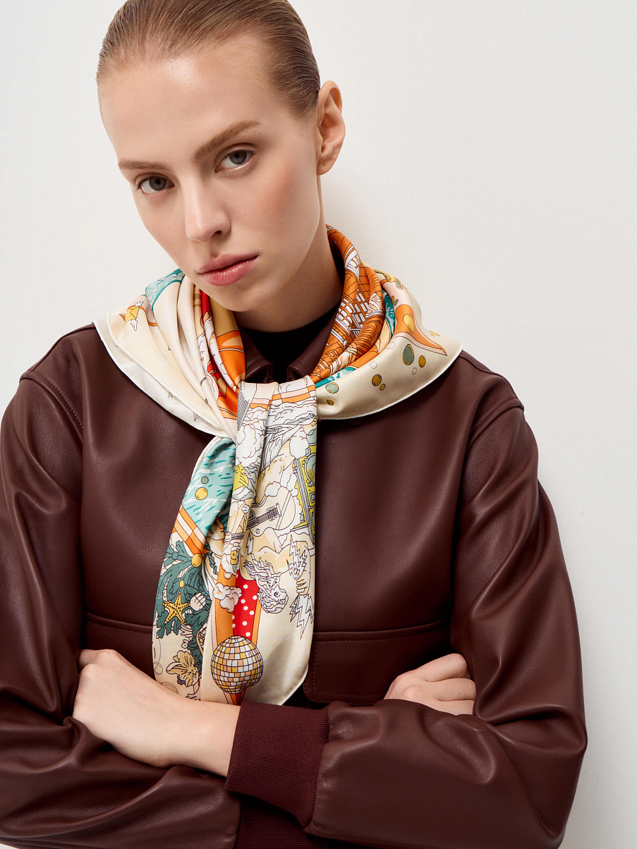 Платок из шелка