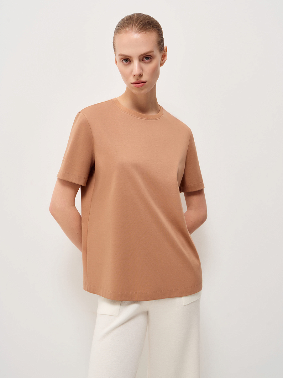 Футболка с шелком