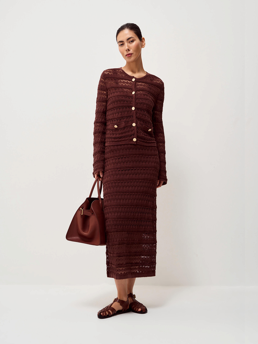 Кардиган вязаный