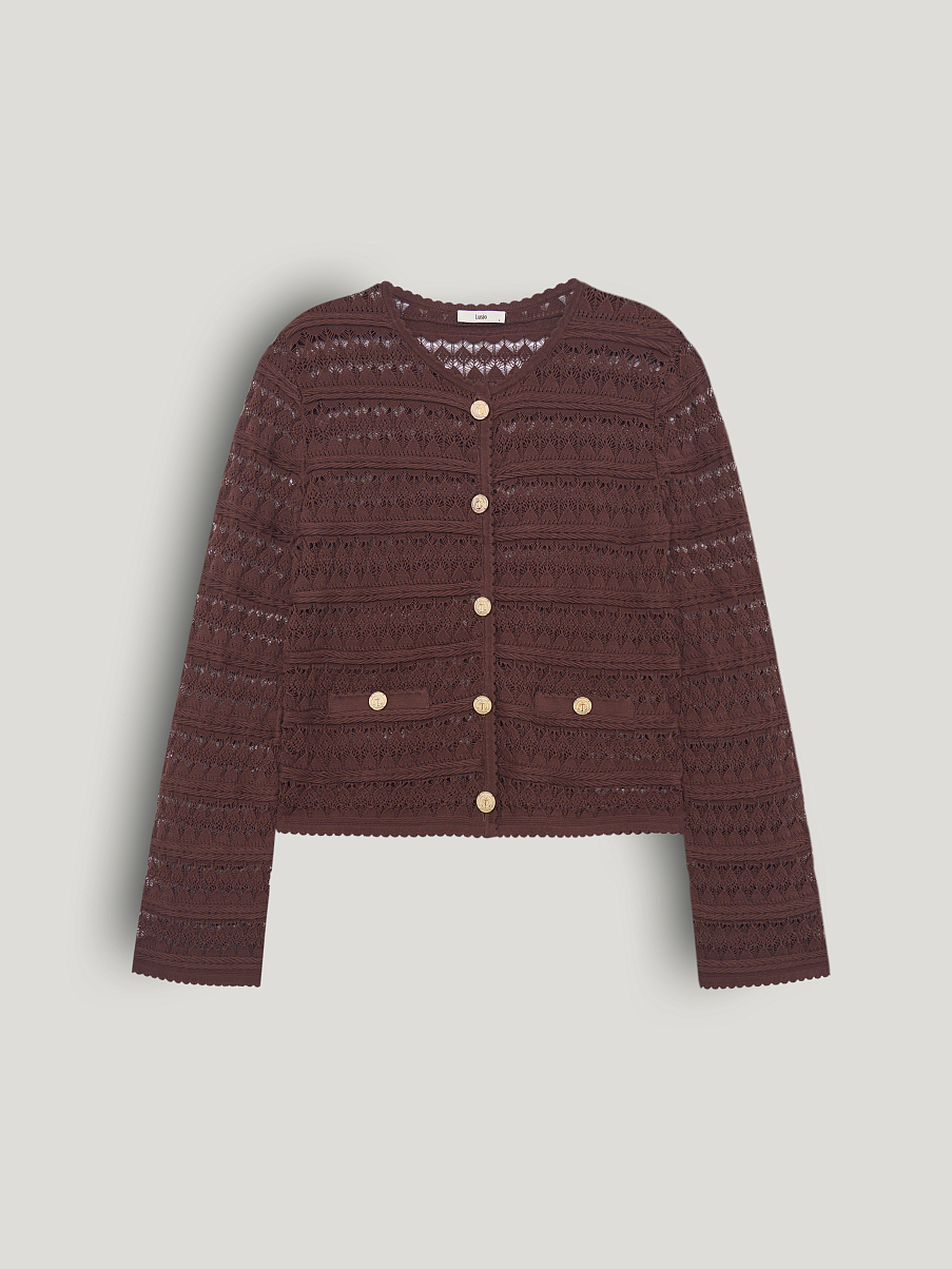 Кардиган вязаный