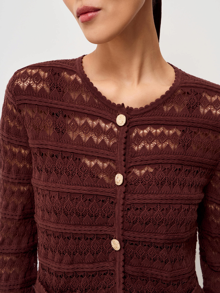 Кардиган вязаный