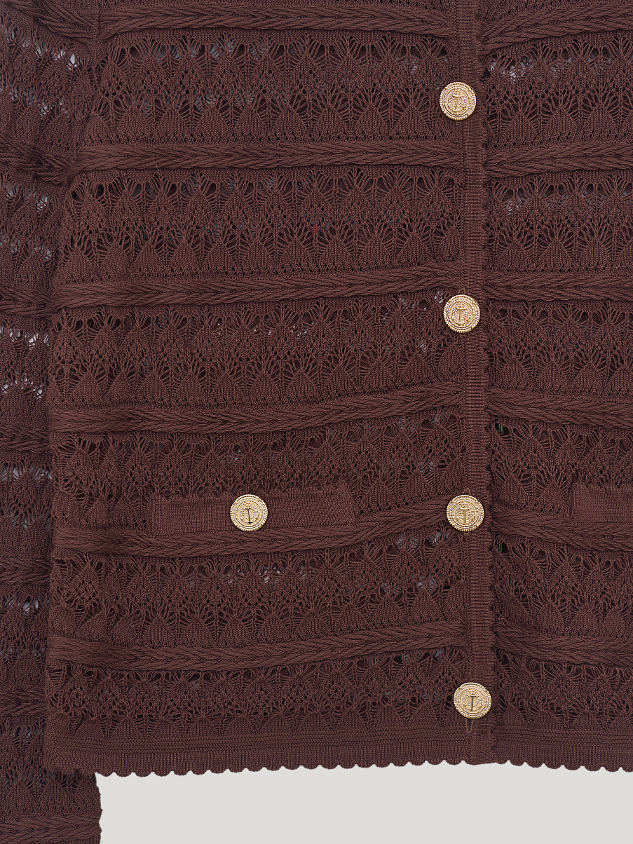 Кардиган вязаный