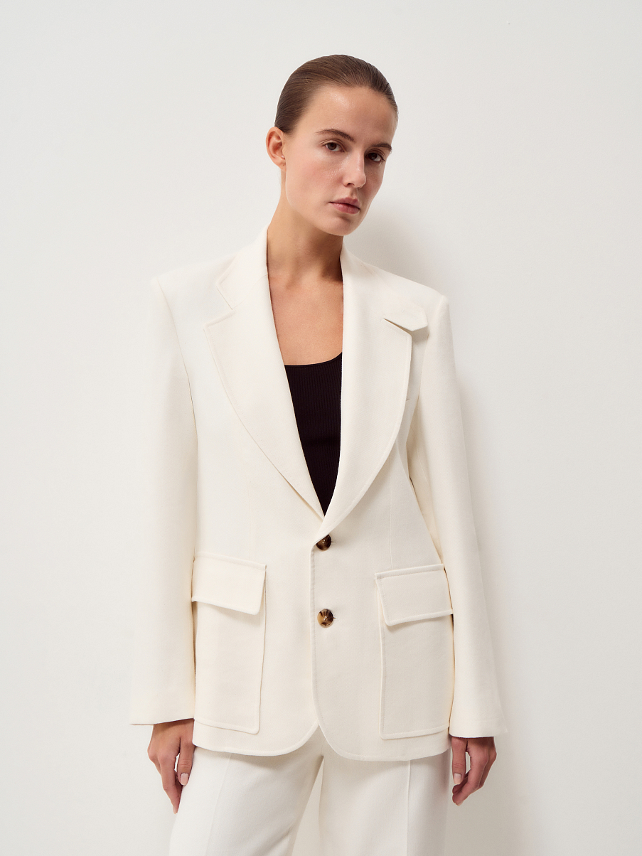 Жакет из итальянского льна Manteco®