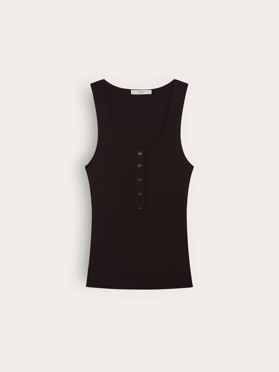 Топ трикотажный из шелка