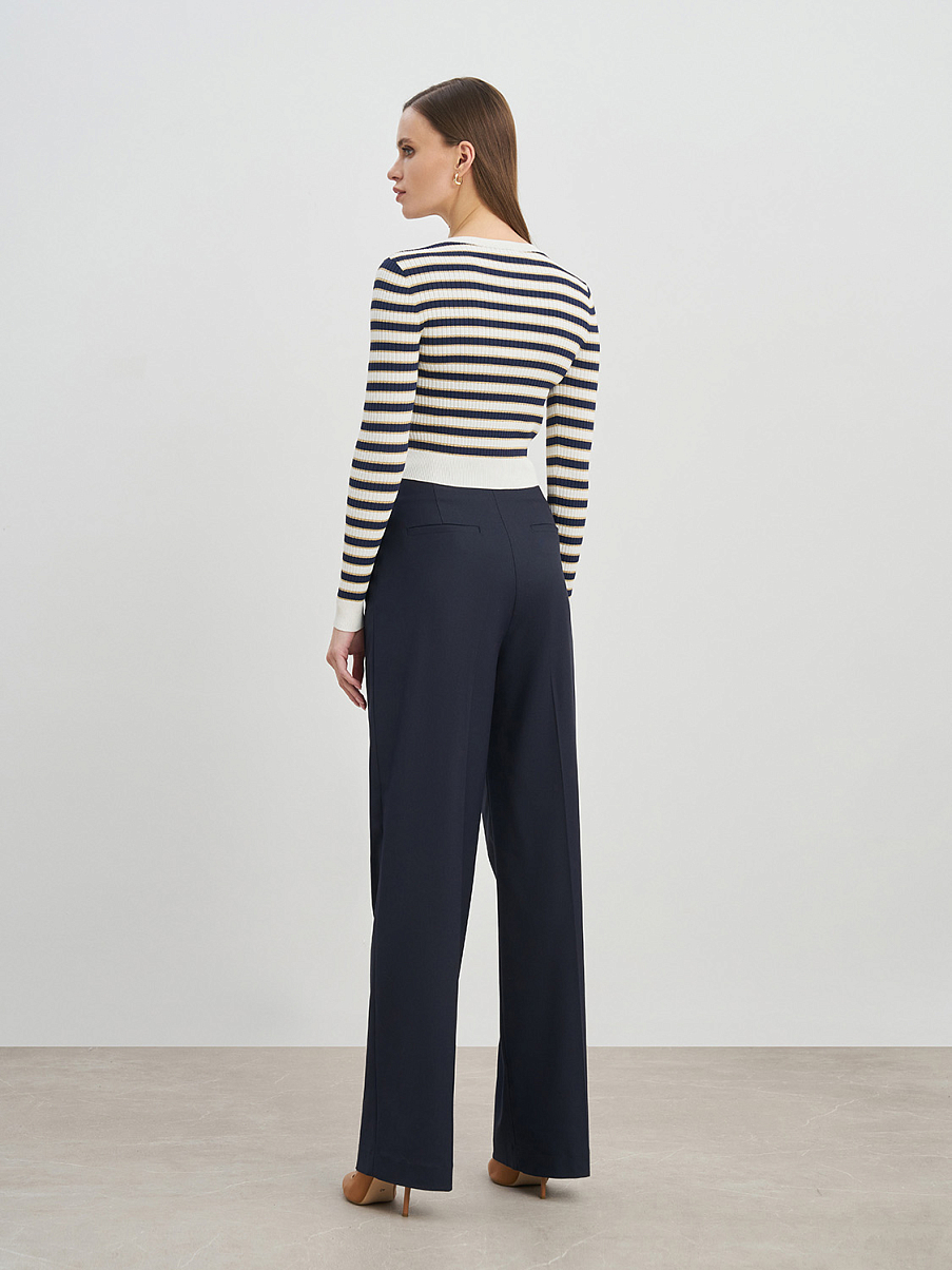 Брюки палаццо со стрелками