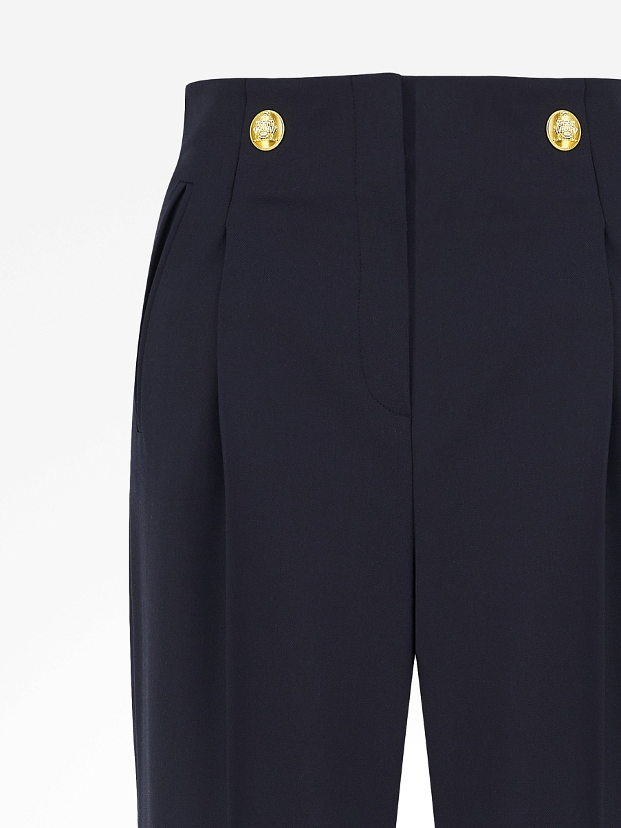 Брюки палаццо со стрелками