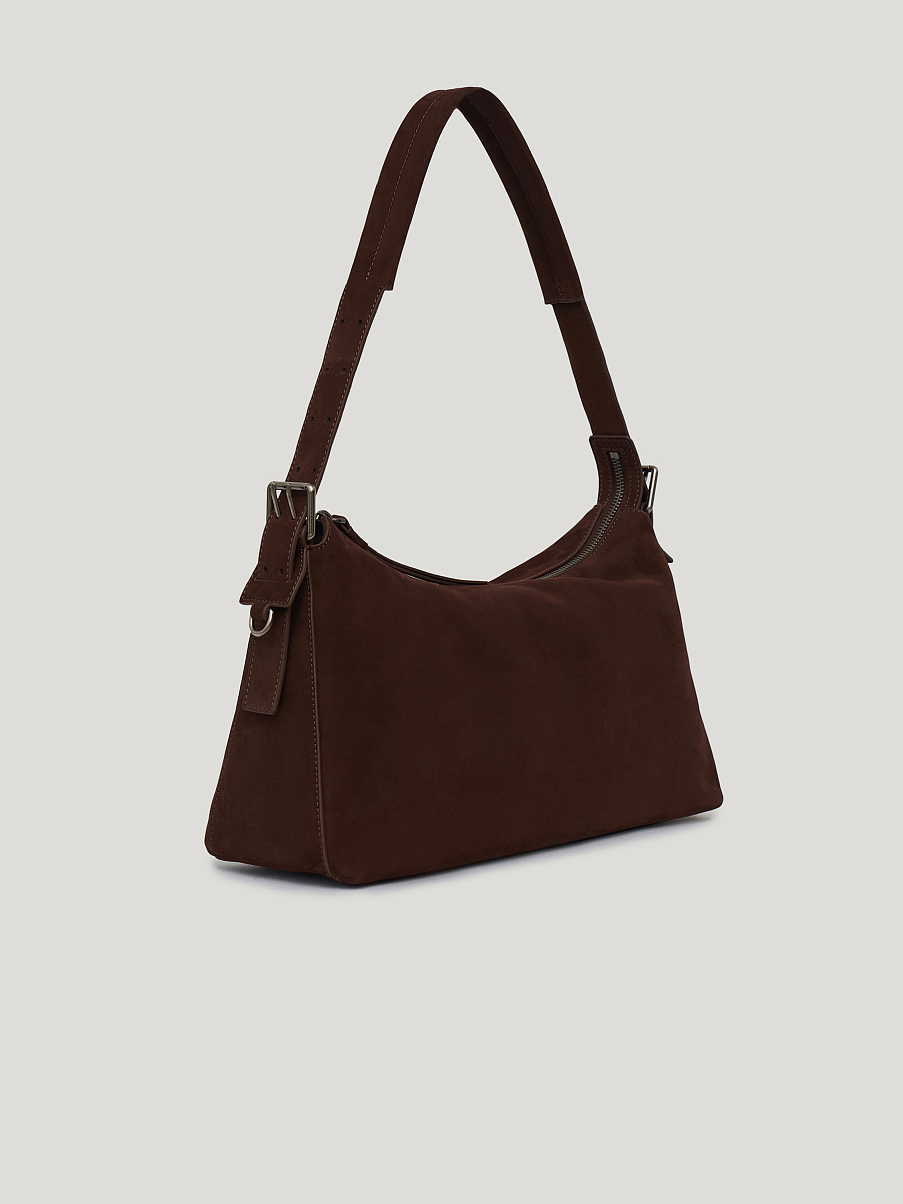 Сумка из натуральной замши