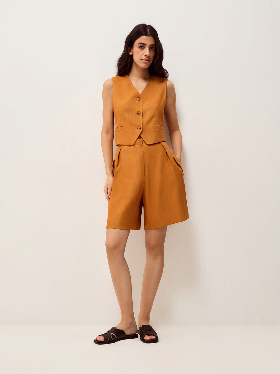 Шорты из итальянского льна Manteco®