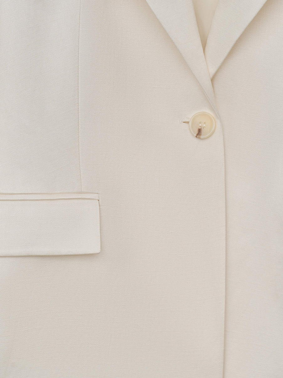 Жакет из смесового льна