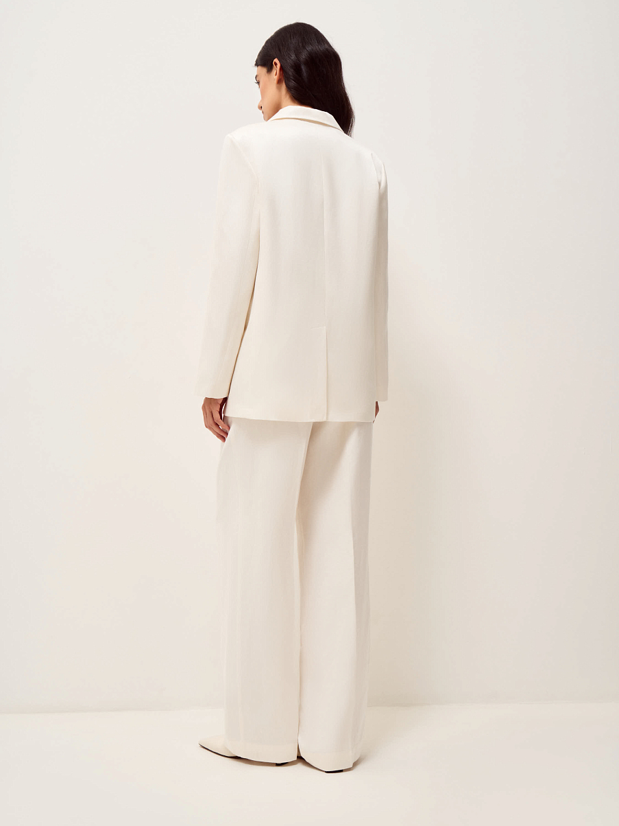 Жакет из смесового льна