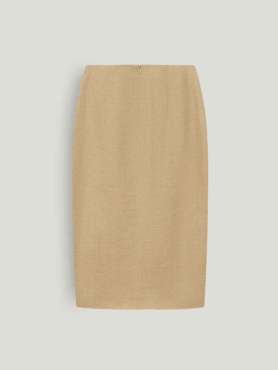 Юбка изо льна