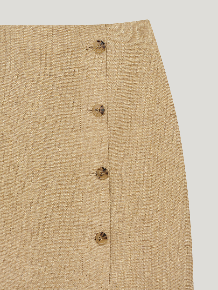 Юбка изо льна