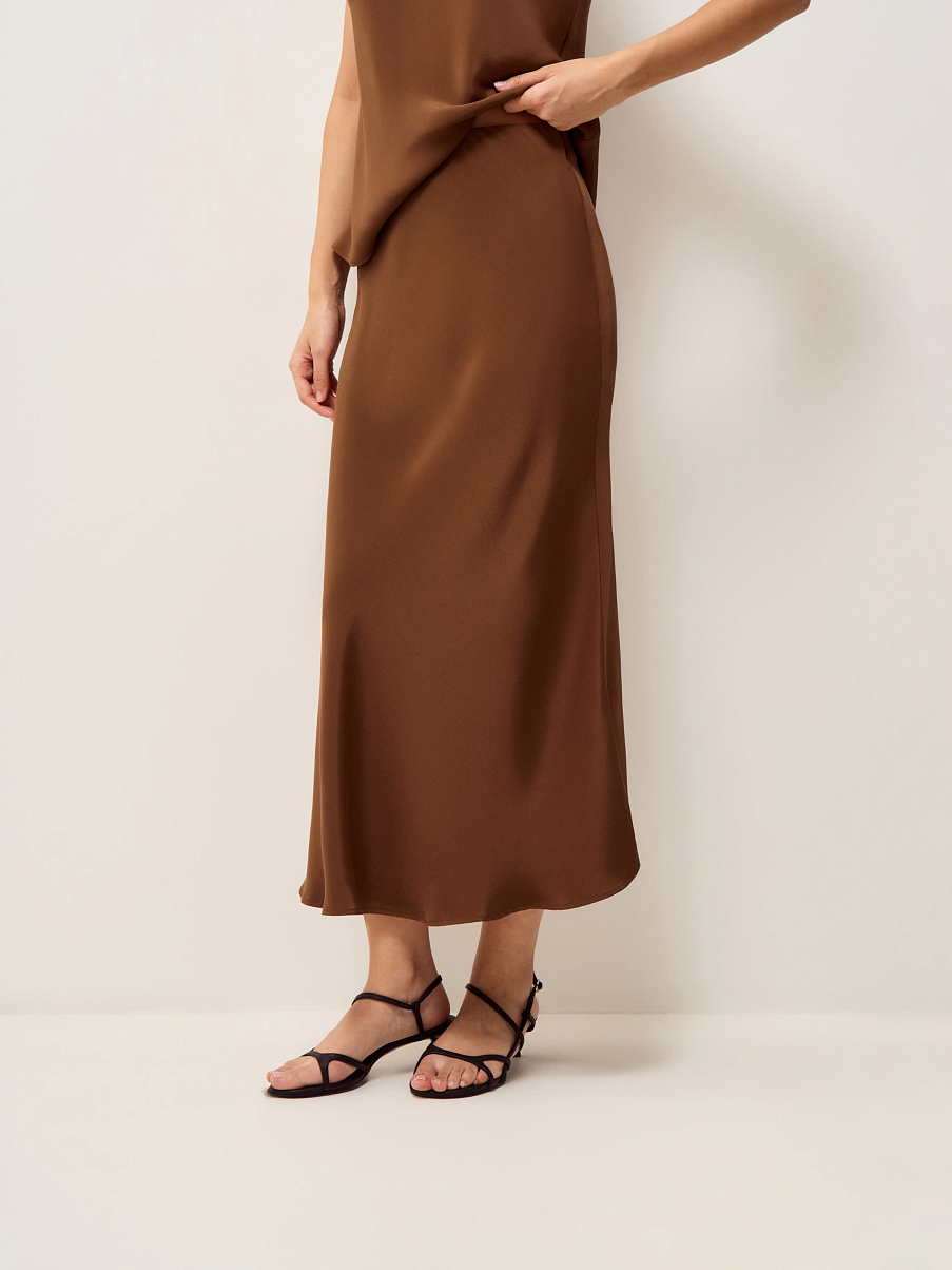 Юбка из натурального шелка