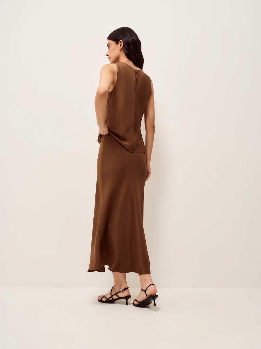 Юбка из натурального шелка