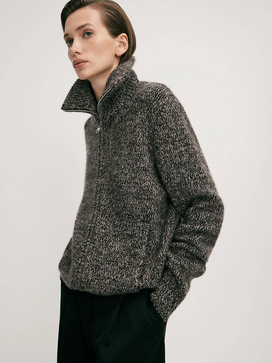 Кардиган из мериноса с кашемиром