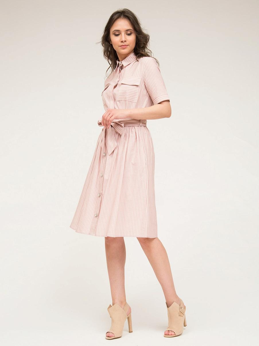 Юбка-полусолнце из хлопка и вискозы