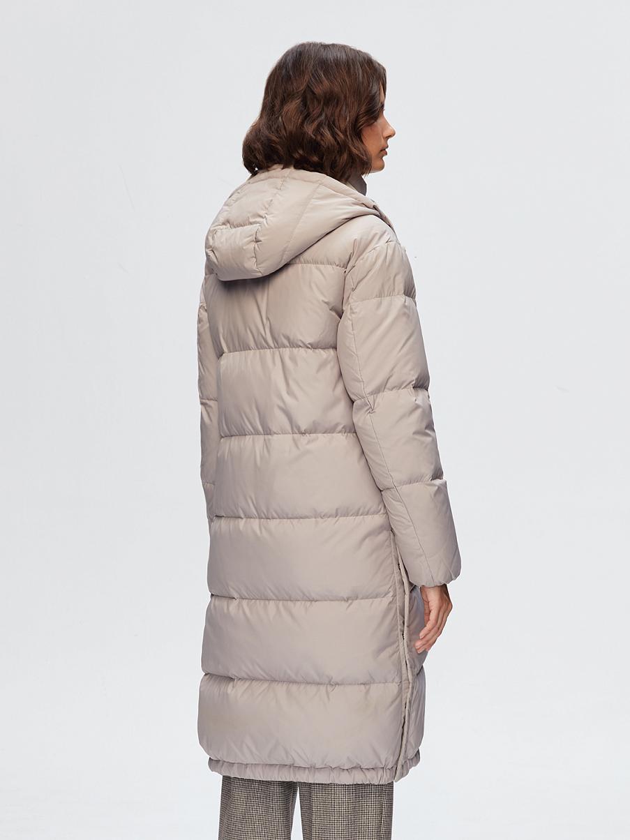 Пуховик с наполнителем из пуха и пера