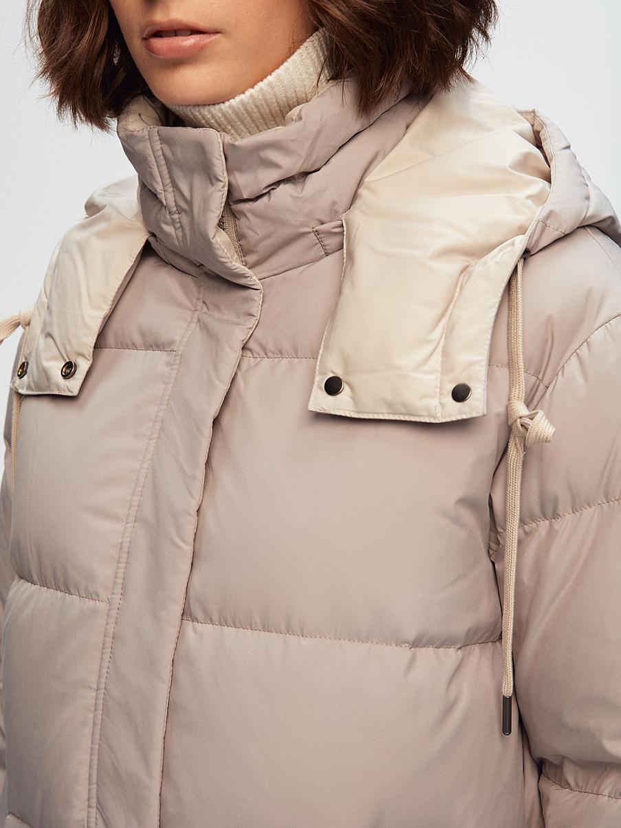 Пуховик с наполнителем из пуха и пера