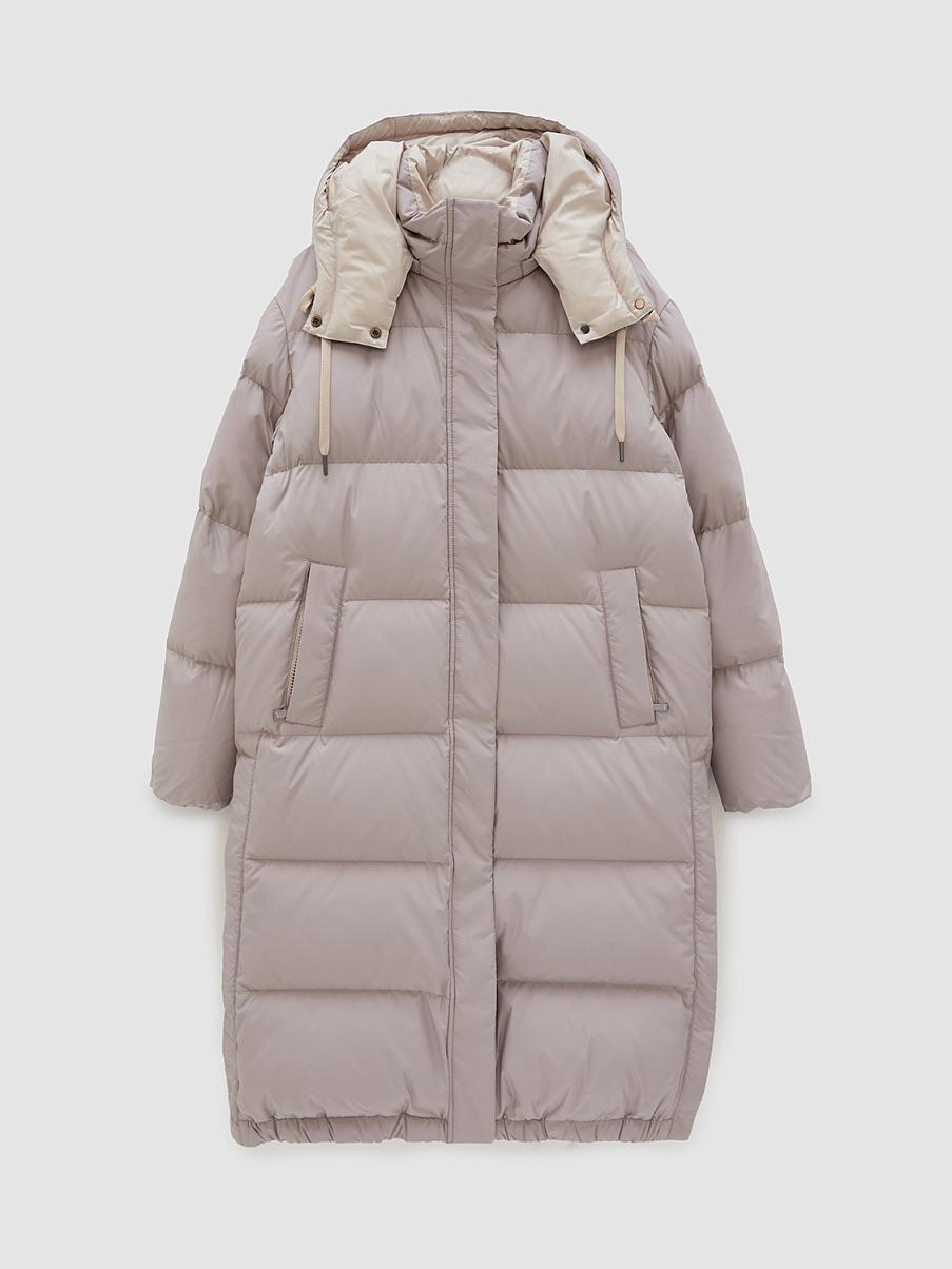 Пуховик с наполнителем из пуха и пера