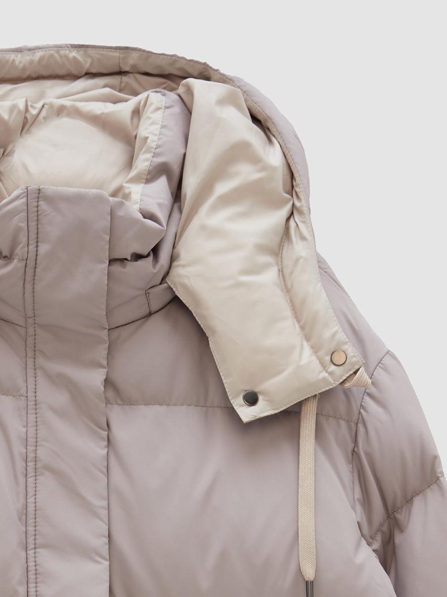 Пуховик с наполнителем из пуха и пера