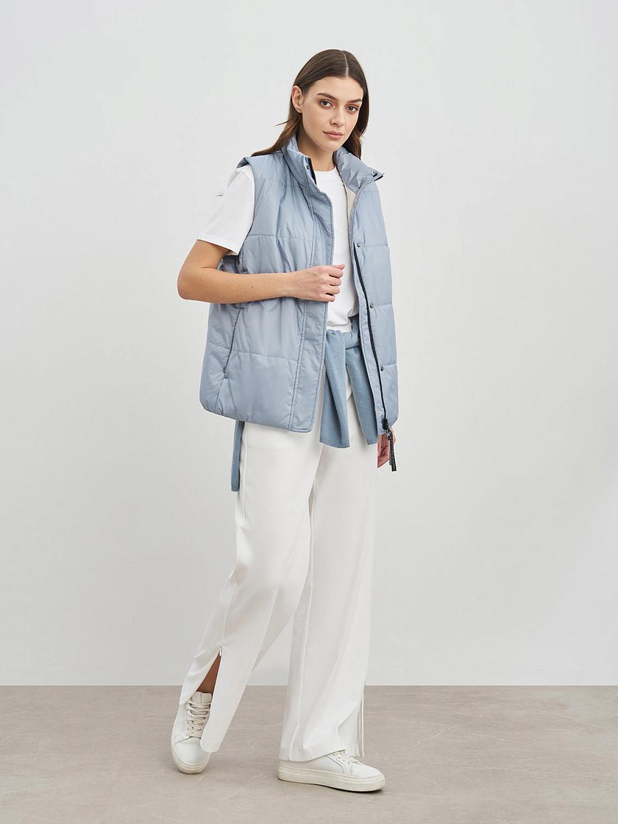 Утепленная жилетка оверсайз