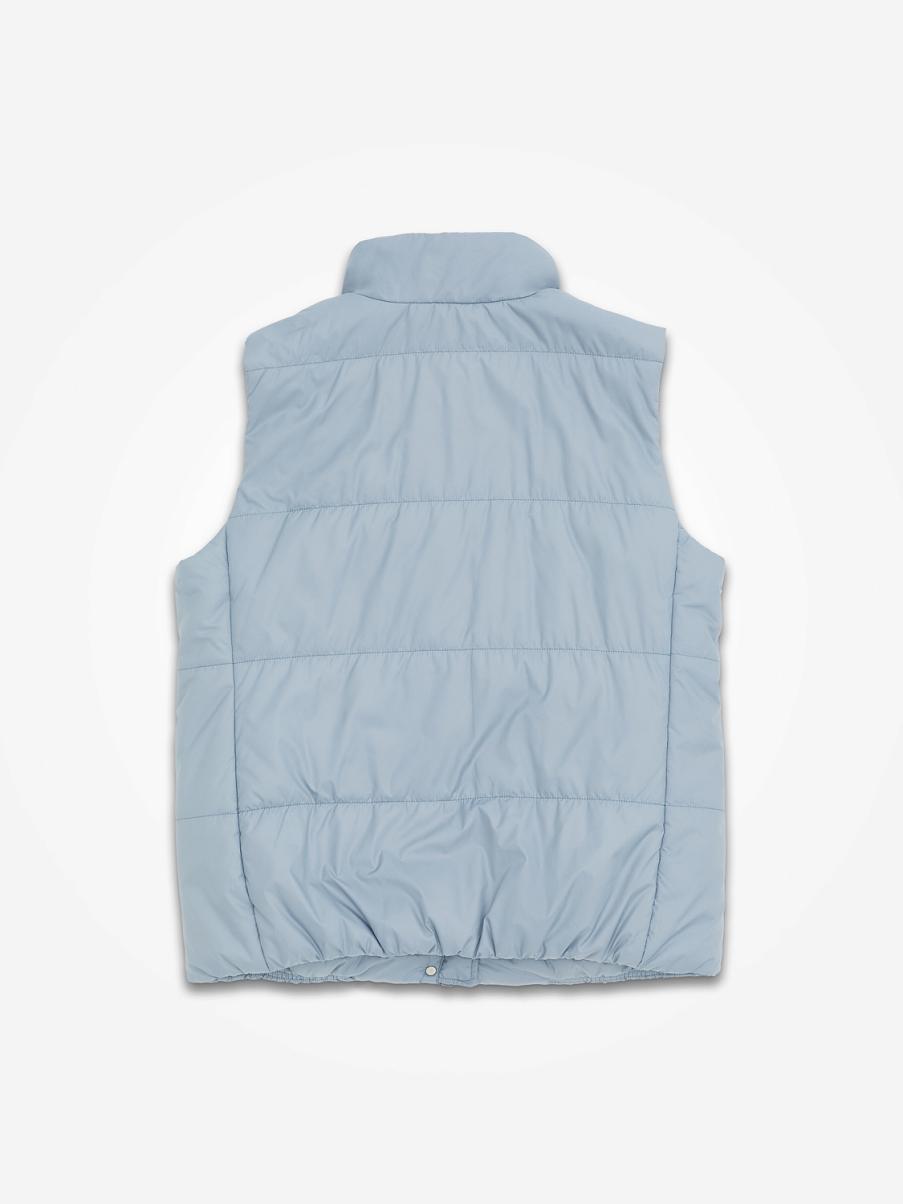 Утепленная жилетка оверсайз