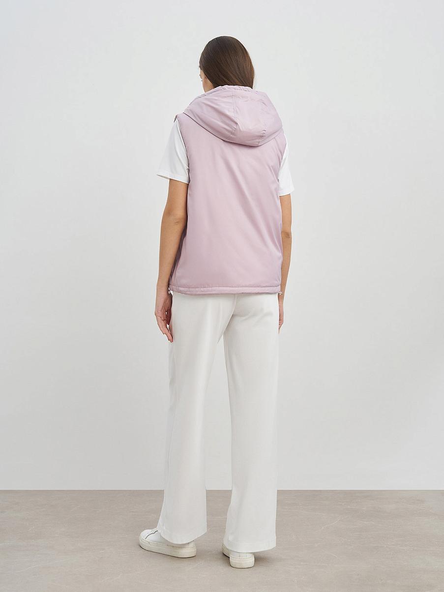 Двусторонняя жилетка с капюшоном