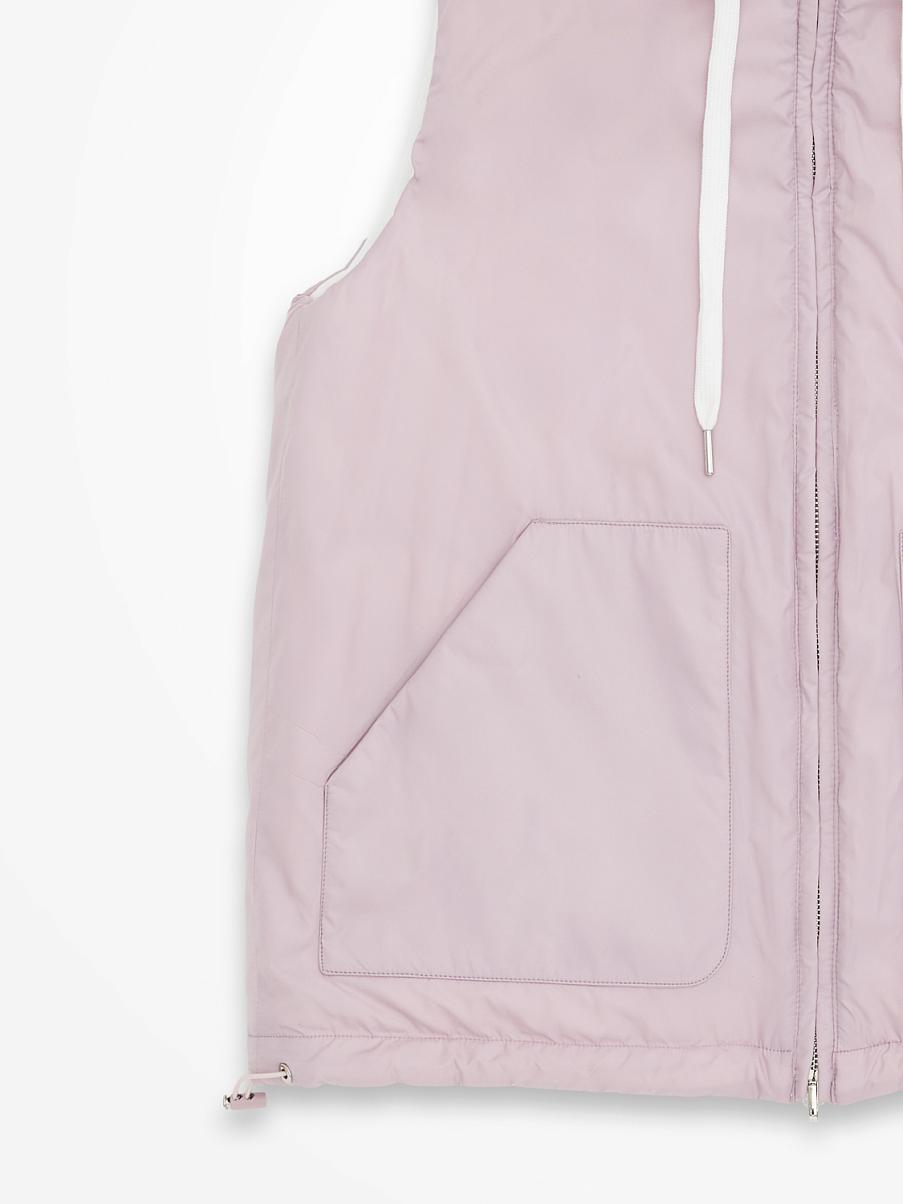 Двусторонняя жилетка с капюшоном