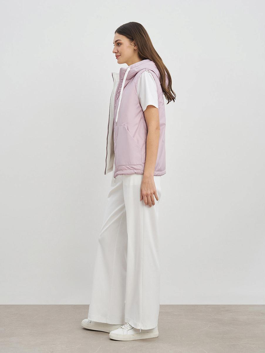 Двусторонняя жилетка с капюшоном