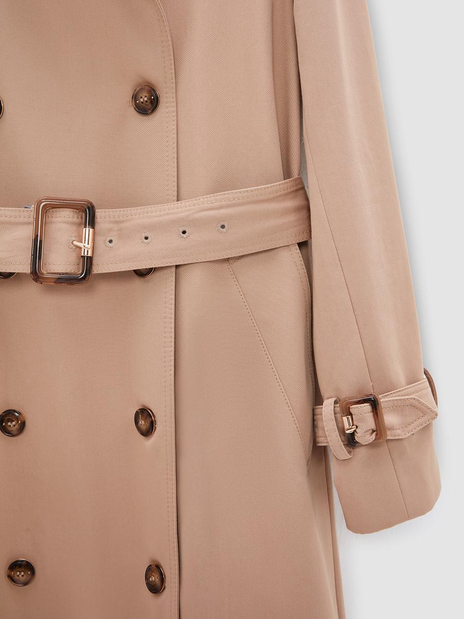 Классический двубортный тренч из хлопка