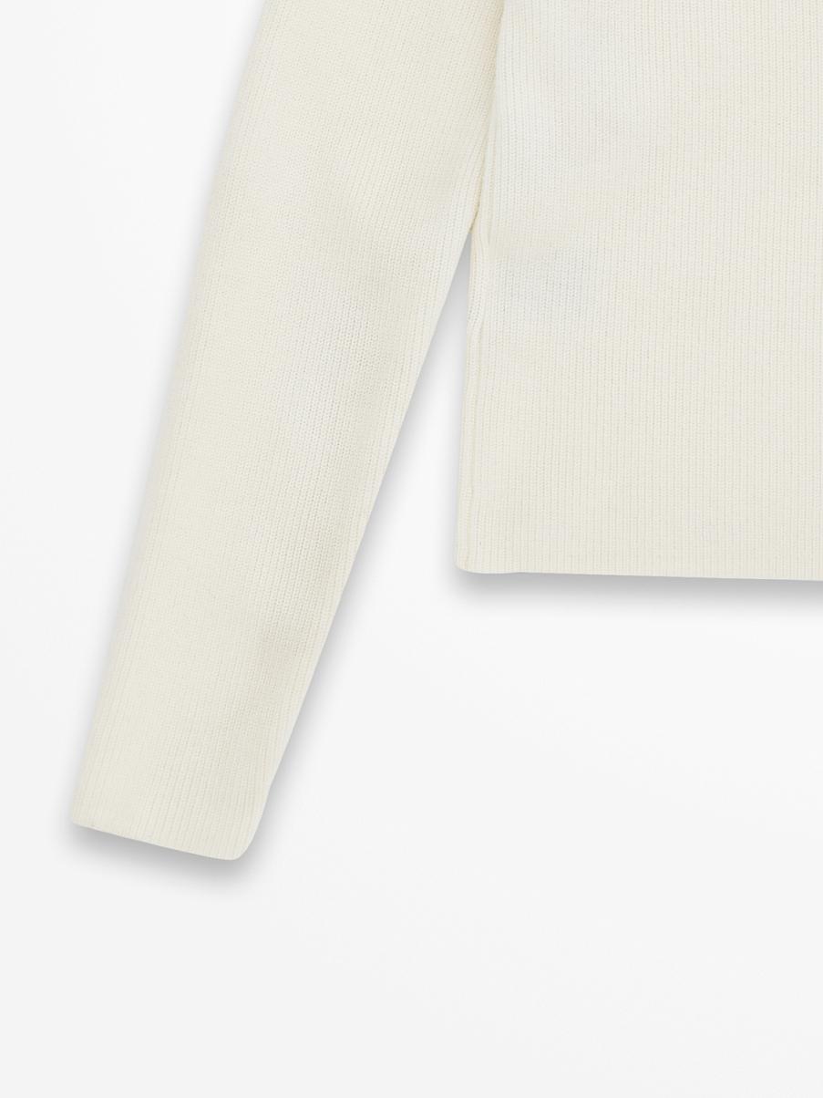 Кардиган свободного кроя из шерсти