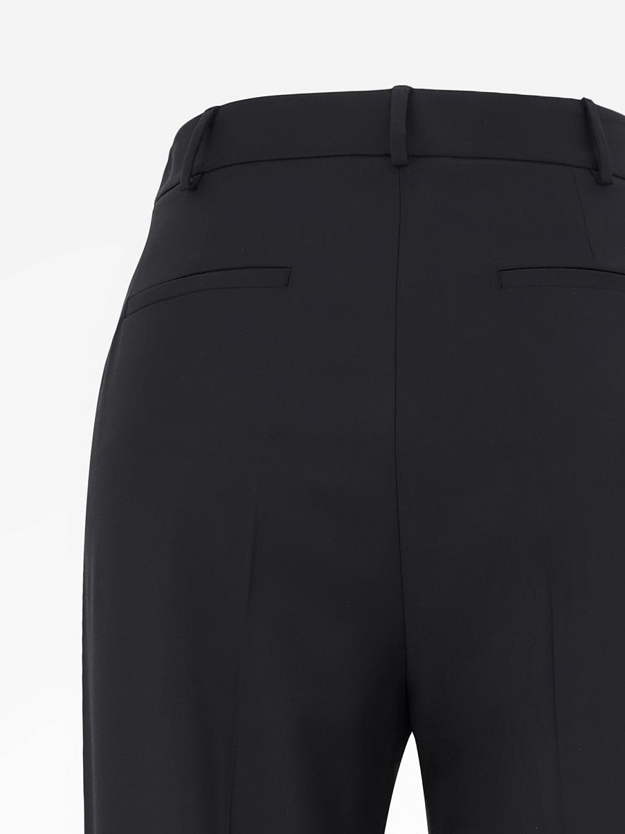 Брюки прямого кроя с шерстью