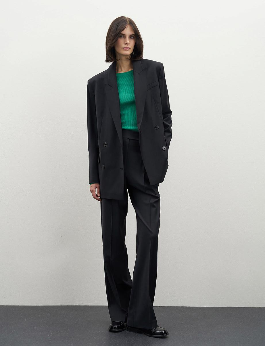 Двубортный жакет из шерсти