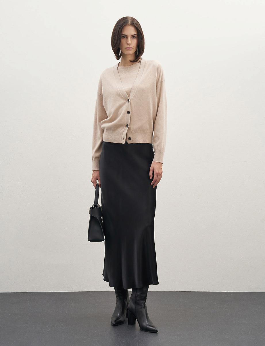 Кардиган свободного кроя из шерсти